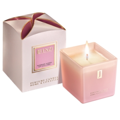JFenzi Bougie parfumee, Desso Mon Amie Women - Bougie de soja naturelle, bougie d'aromathérapie 200g